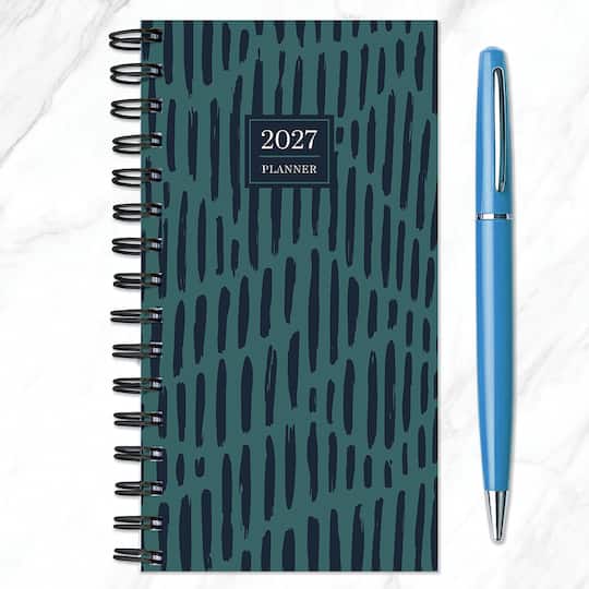 2027 Blue Streak Small Weekly Monthly Planner
